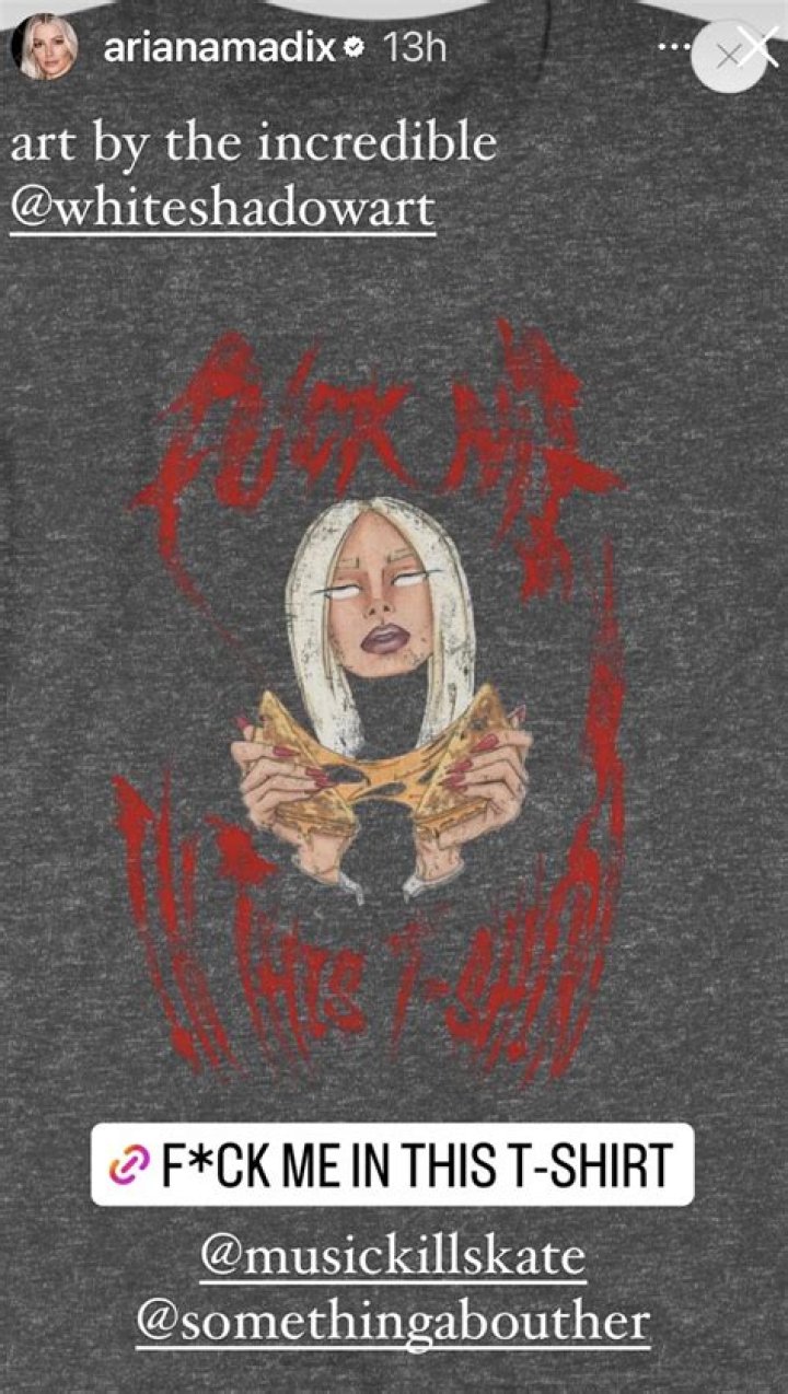 Ariana Madix Is Selling ‘F—k Me in This T-shirt’ Merchandise Following Tom Sandoval’s Reunion Comment