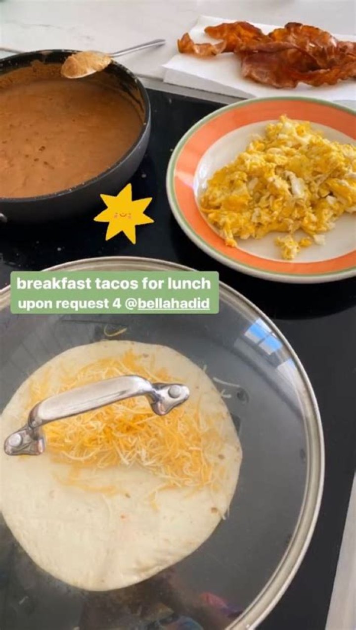 Chef Gigi Hadid! Model Cooks Breakfast Tacos for Sister Bella Hadid ‘Upon Request’