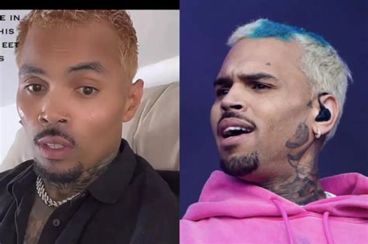 Chris Brown Premieres His Fire New Hairstyle... Literally