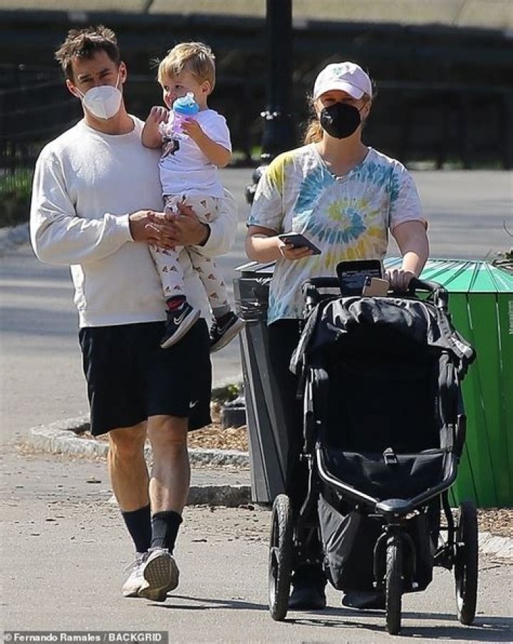 Family Outing!Amy Schumer and Husband Chris Fischer Take Baby Gene for a Walk in NYC