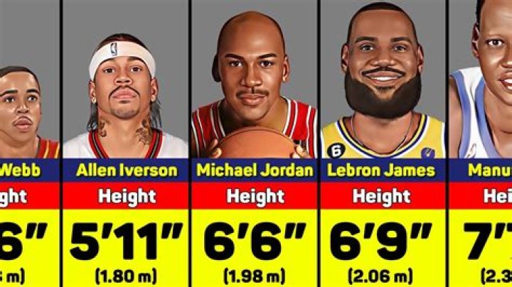 How tall is LeBron James