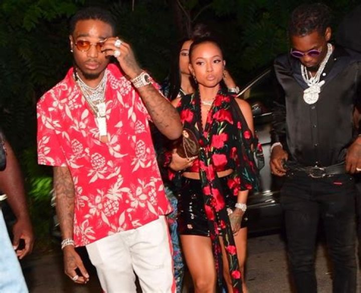 Karrueche Tran Celebrates Her Birthday At The Club With Quavo