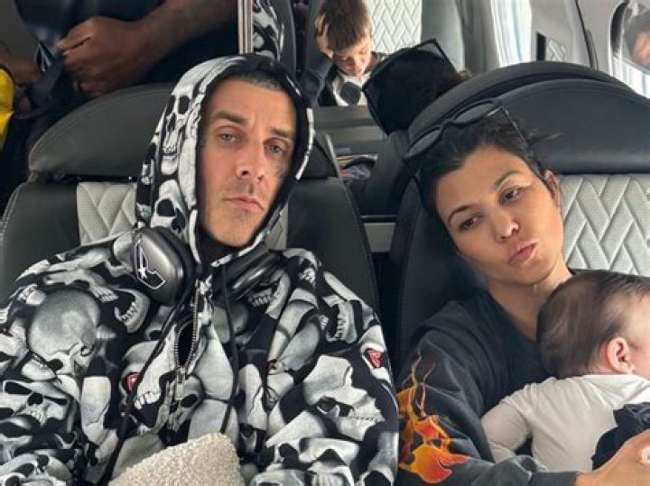 Kourtney Kardashian and Boyfriend Travis Barker Take Their Families on Utah Ski Trip — See Photos!