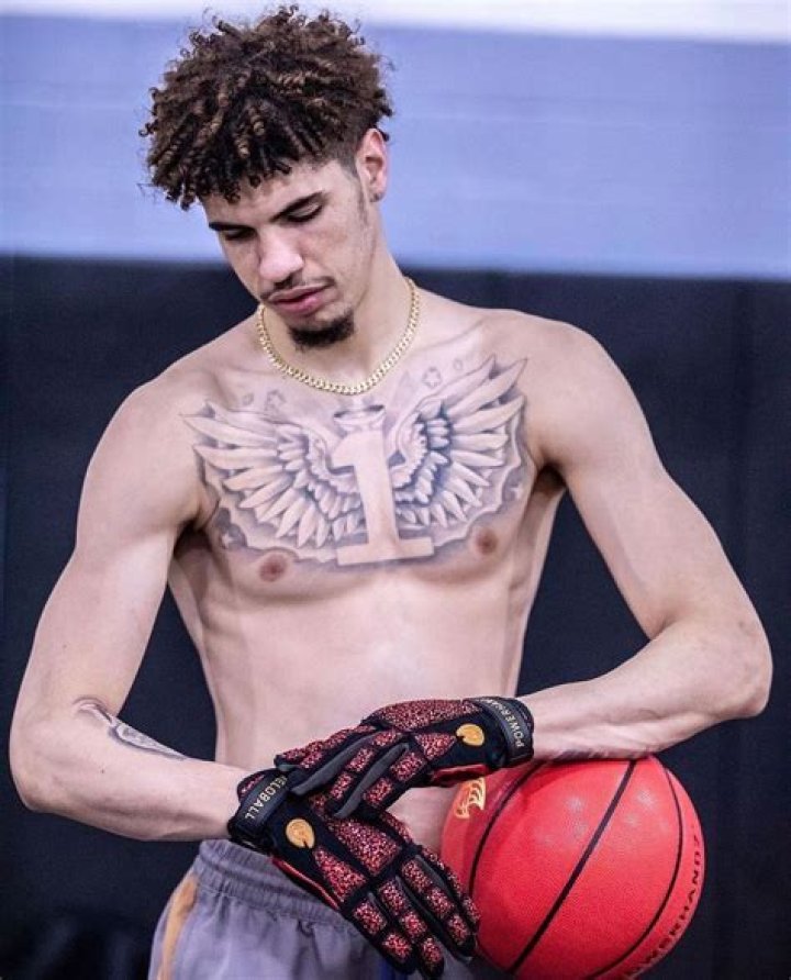 LaMelo Ball Gets Massive Chest Tattoo: Photos