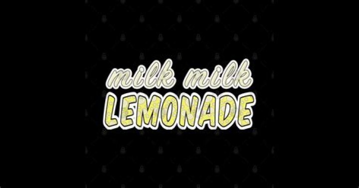 Milk Milk Lemonade
