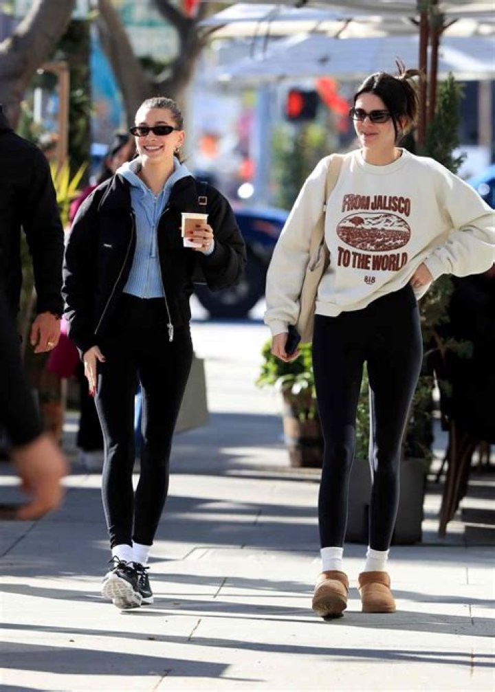 Model Behavior! Kendall Jenner and Hailey Bieber Rock Cute Workout Gear at Lunch in WeHo