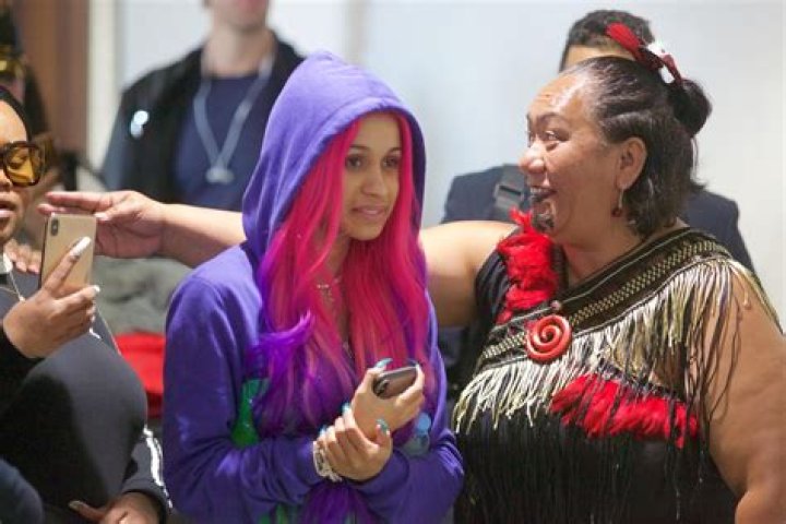 New Year, New Hair! Cards B Rocks Hot Pink And Purple Locks In New Zealand