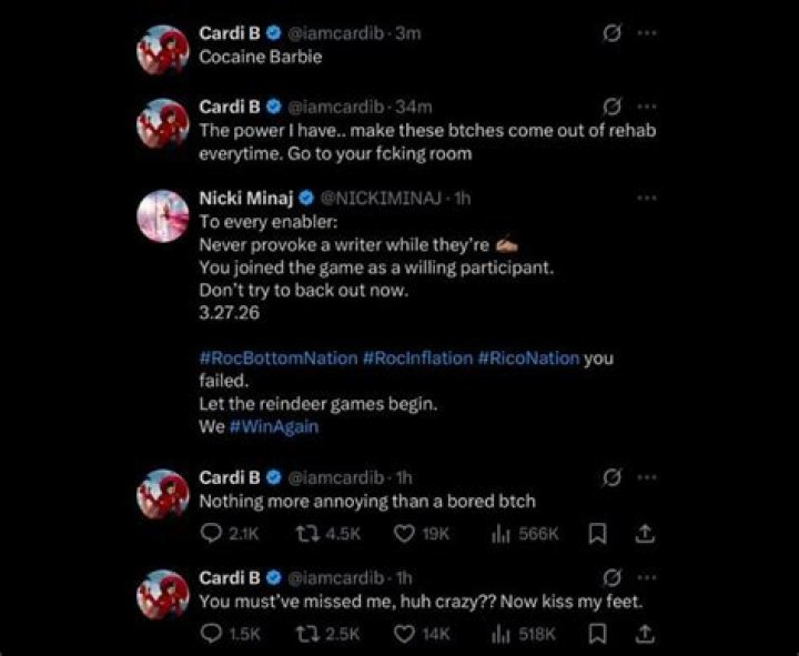 Nicki Minaj Cardi B Beef