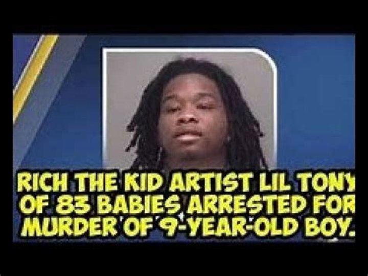 Rich The Kid's 83 Babies Artist Lil Tony Arrested For Killing 9-Year-Old Boy: Report