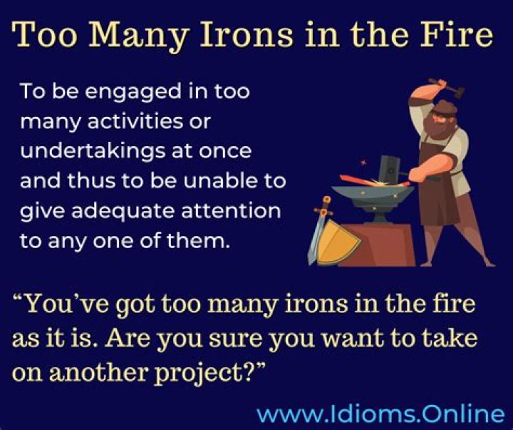 Staying Focused When You Have Too Many Irons in the Fire