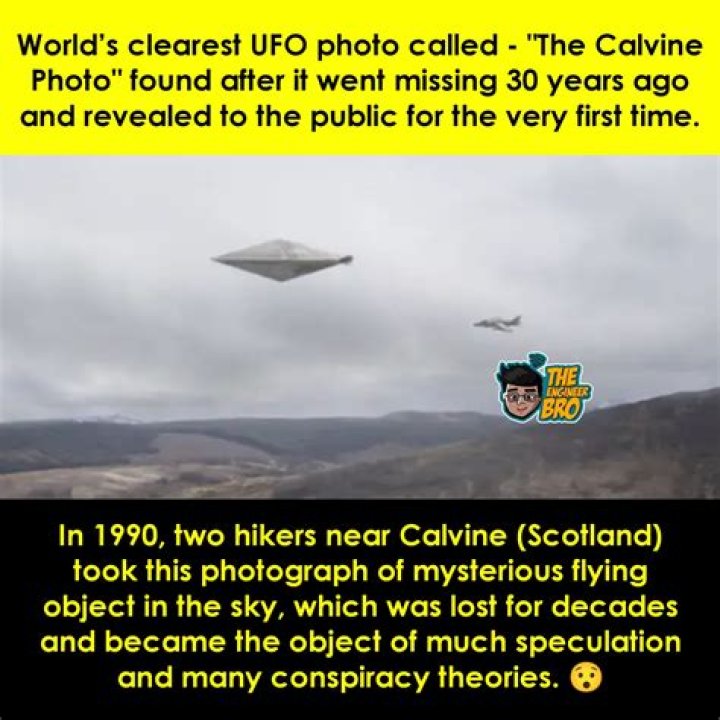 The Calvine Photo, History's Clearest UFO Image, Is Made Public