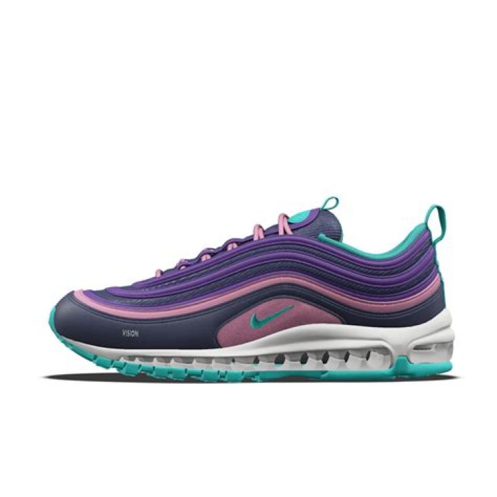 This Nike Air Max 97 Receives "Neon" & "Atlantic Blue" Vibes: Photos