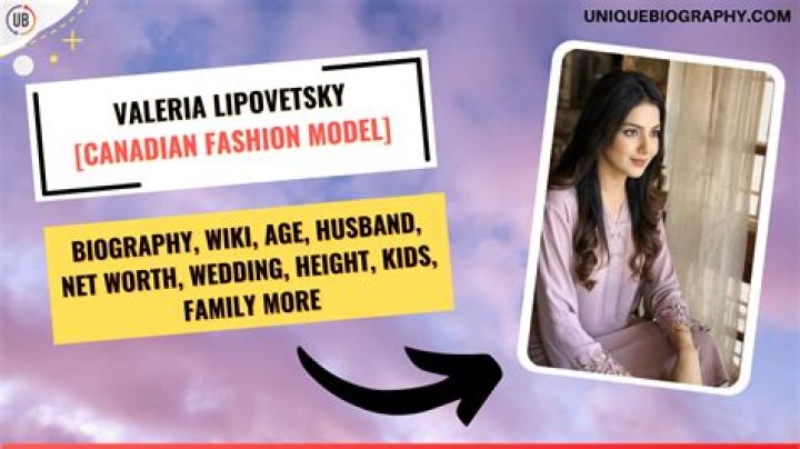 Who is Valeria Lipovetsky? Biography, Wiki, Age, Husband, Net worth, Wedding, Height, Kids, Family