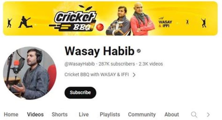 Who is Wasay Habib? Wiki, Biography, Age, Wife, Family & Facts About Cricket Analyst