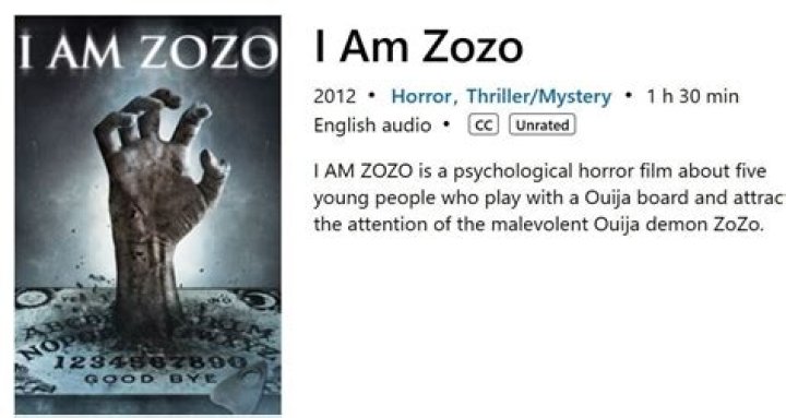 Zozo, The Demon That Is Summoned Through Ouija Boards